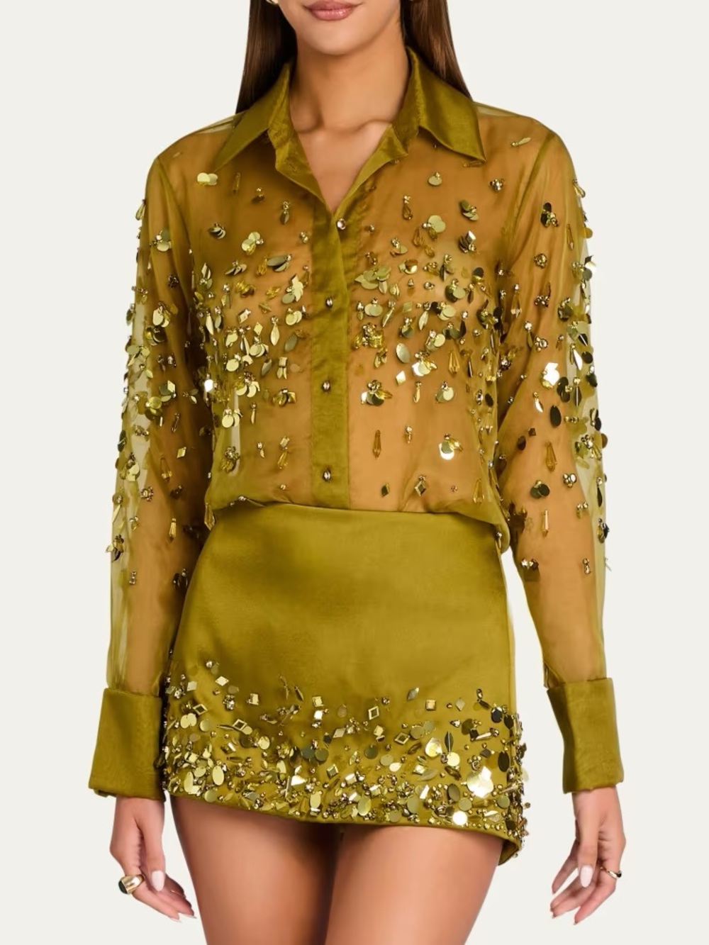 RETROFÊTE Quilly Embroidered Blouse NWT